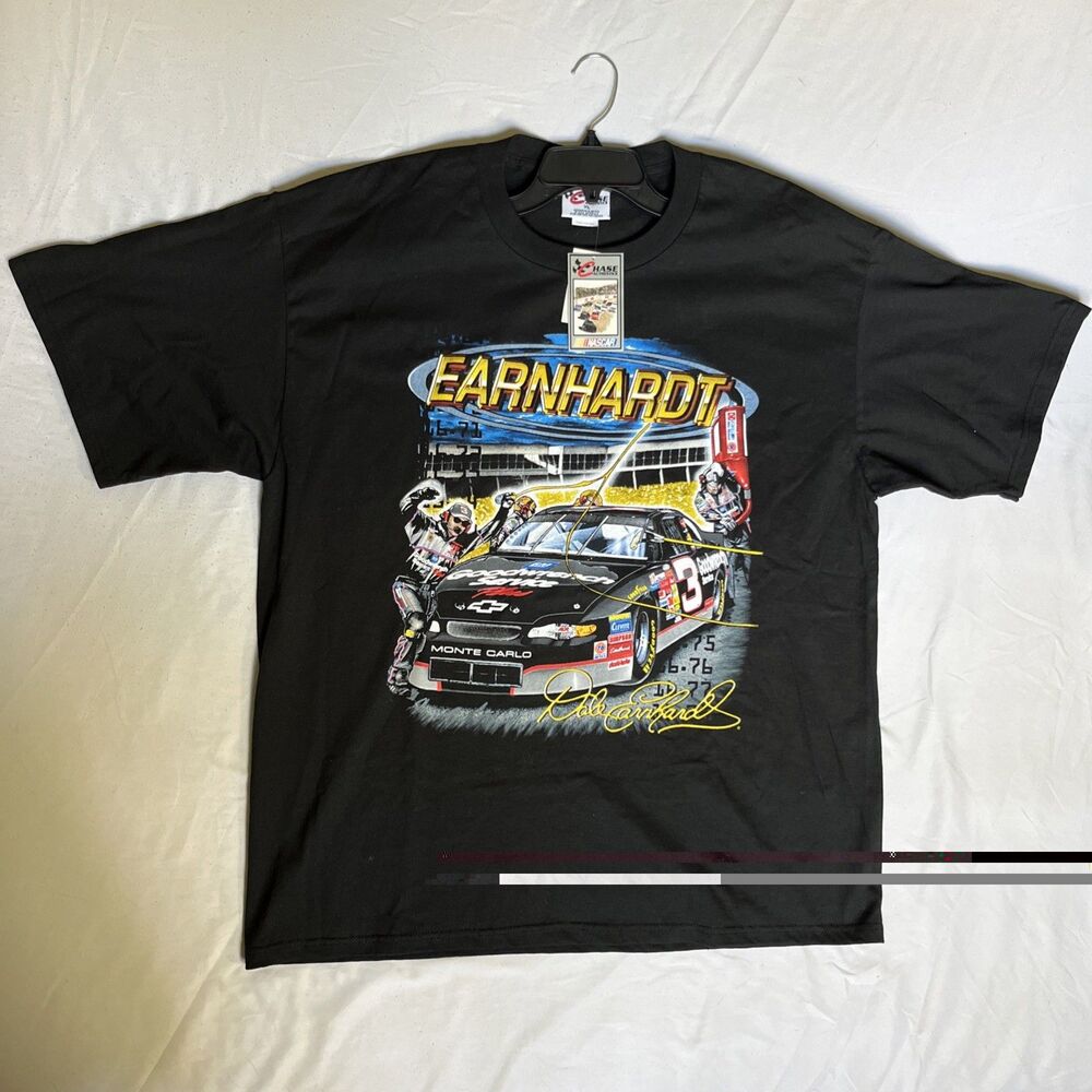VTG Chase Authentics Dale Earnhardt Sr T-Shirt NASCAR Mens XL Race Car 90s NWT